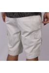 Pretty Green Mens Grey Bostall Cargo Shorts