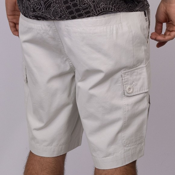 Pretty Green Mens Grey Bostall Cargo Shorts main image