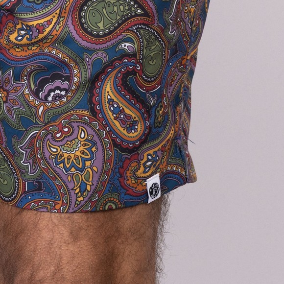 Pretty Green Mens Multicoloured House Paisley Swim Short main image