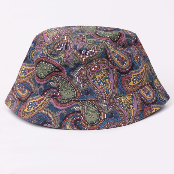 Pretty Green Mens Multicoloured House Paisley Bucket Hat main image