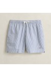 Gant Mens Blue Striped Seersucker Swim Shorts