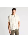 Remus Mens Off-White Paolo Short Sleeve Shirt