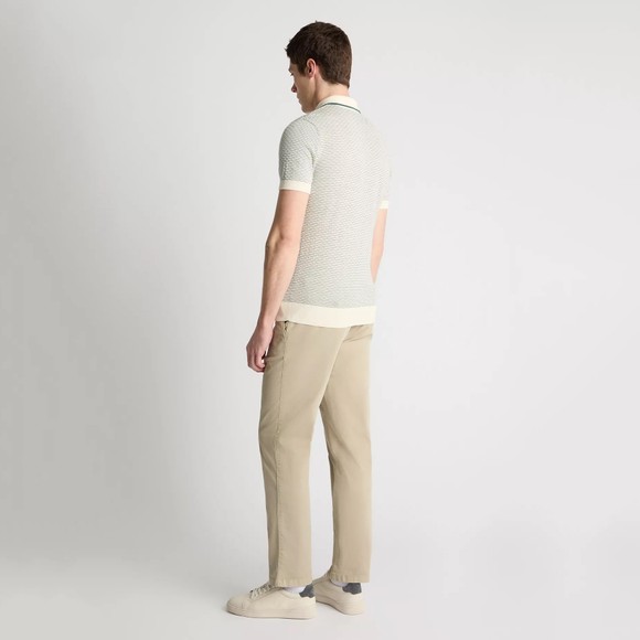 Remus Mens Grey Knitted Polo main image