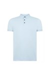 Remus Mens Blue 3 Button Polo Shirt