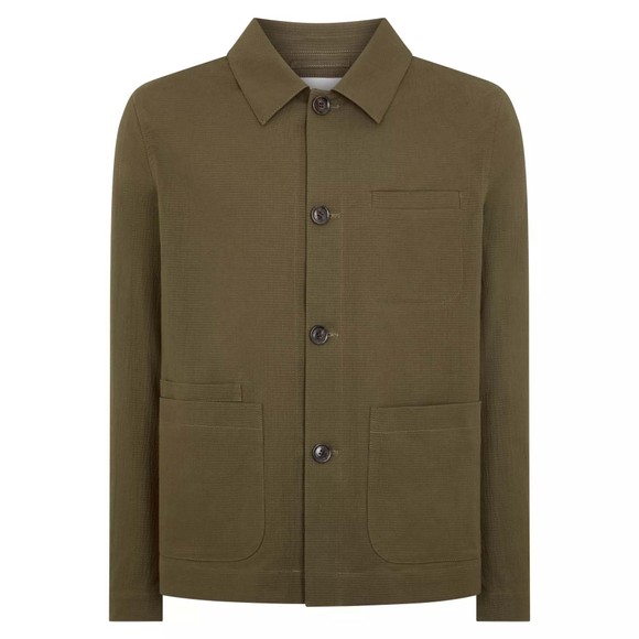 Remus Mens Green Keats Casual Overshirt