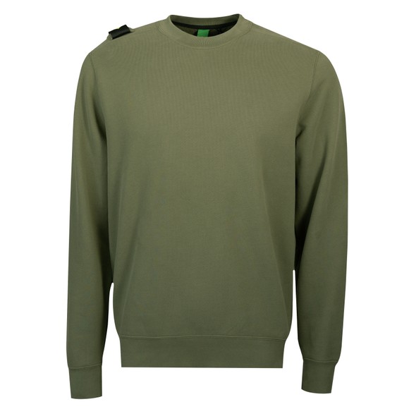 Ma.Strum Mens Green Crew Sweatshirt #1