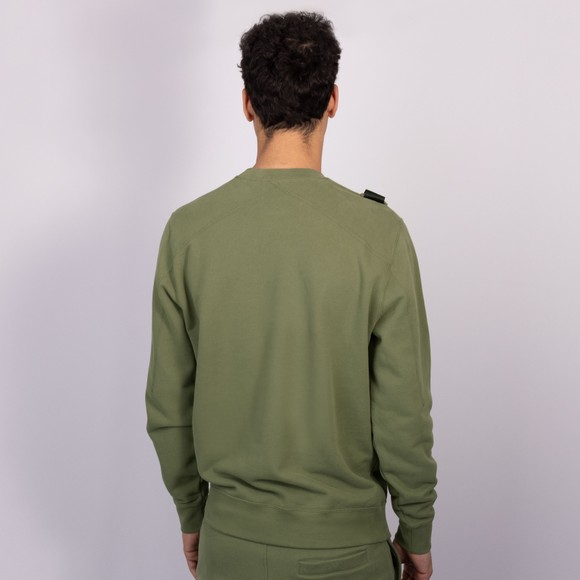 Ma.Strum Mens Green Crew Sweatshirt #4