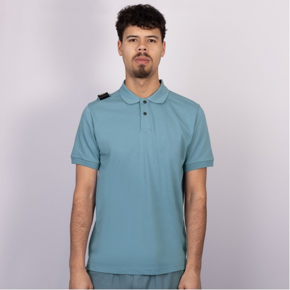 Ma.Strum Mens Blue Volt Jersey Polo Shirt #3