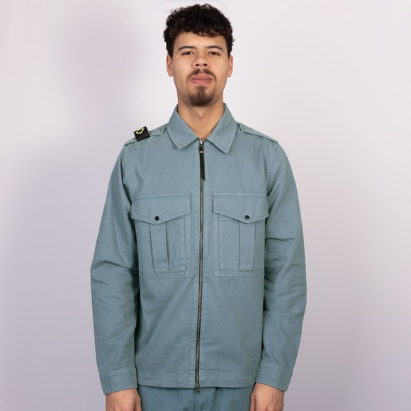 Ma.Strum Mens Blue Isotope Overshirt #3