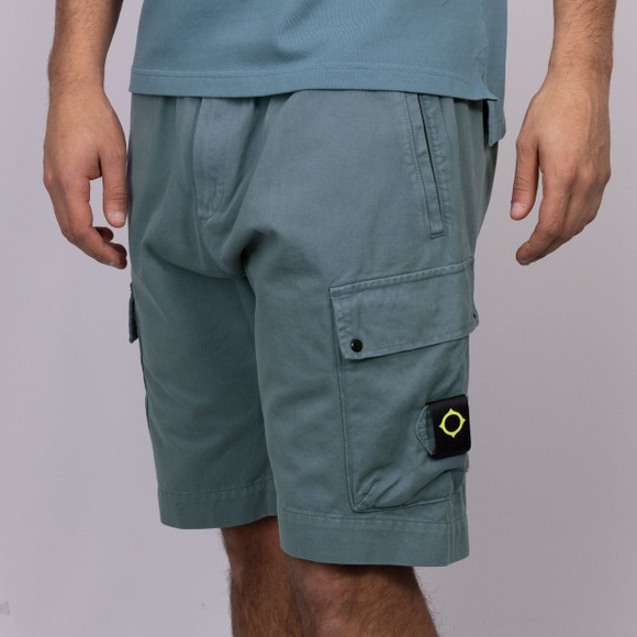 Ma.Strum Mens Blue Kalium Cargo Shorts #2