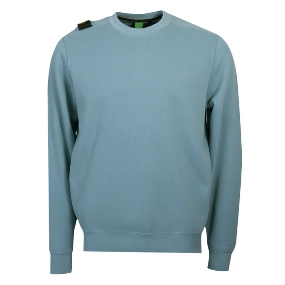 Ma.Strum Mens Blue Crew Sweatshirt #1