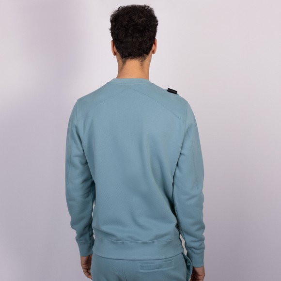 Ma.Strum Mens Blue Crew Sweatshirt #4