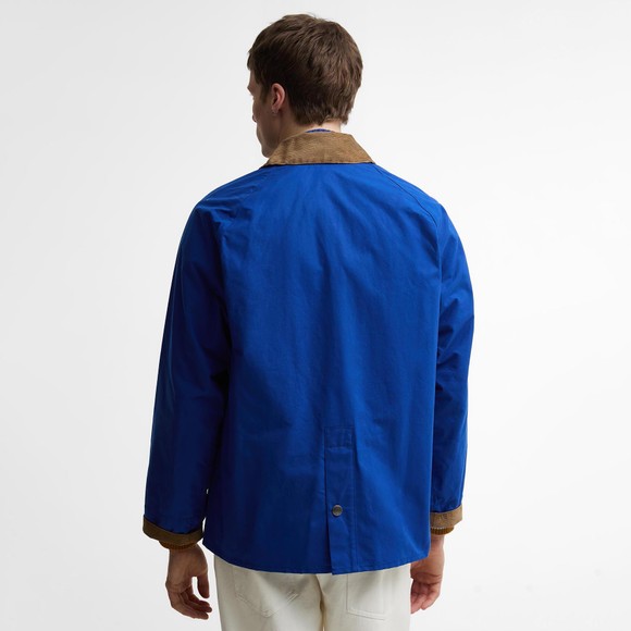Barbour X Paul Smith Mens Blue Sugarlump Bedale Casual Jacket #4