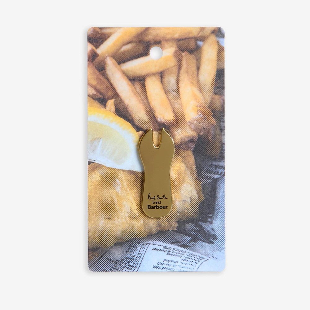 Chip Fork Pin Badge