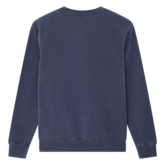 Deus Ex Machina Mens Grey Shield Garment Dyed Crew #3