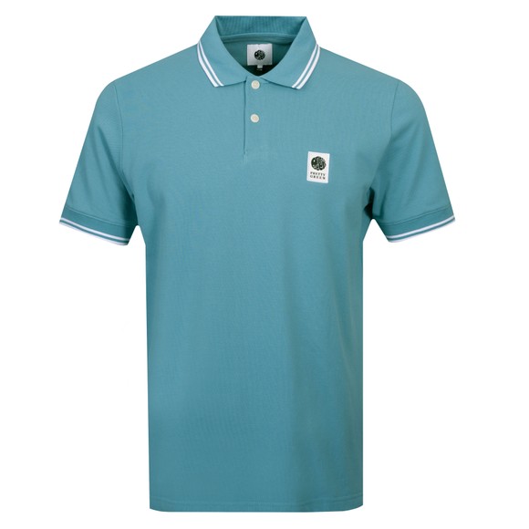 Pretty Green Mens Blue Rayner Polo