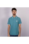 Pretty Green Mens Blue Rayner Polo