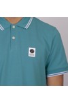 Pretty Green Mens Blue Rayner Polo