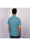 Pretty Green Mens Blue Rayner Polo