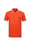 Pretty Green Mens Orange Rayner Polo