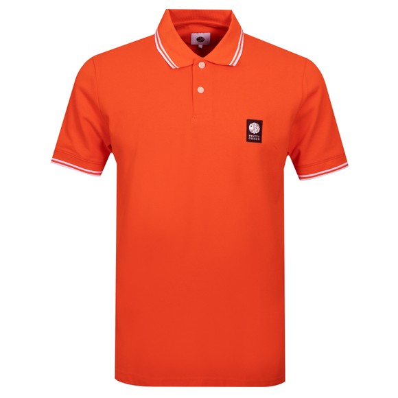 Pretty Green Mens Orange Rayner Polo