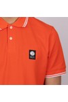 Pretty Green Mens Orange Rayner Polo