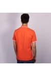 Pretty Green Mens Orange Rayner Polo
