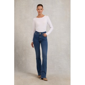 High Rise Flared Jean