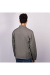 Pretty Green Mens Grey Bostall Solid Overshirt