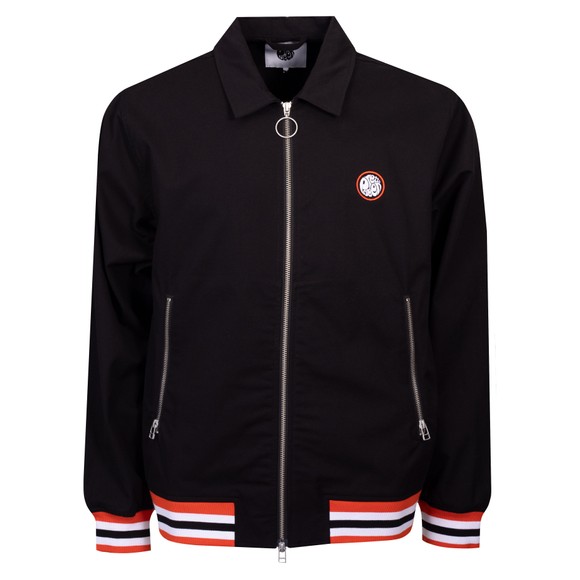 Pretty Green Mens Black Stratosphere Zip Bomber