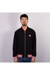 Pretty Green Mens Black Stratosphere Zip Bomber