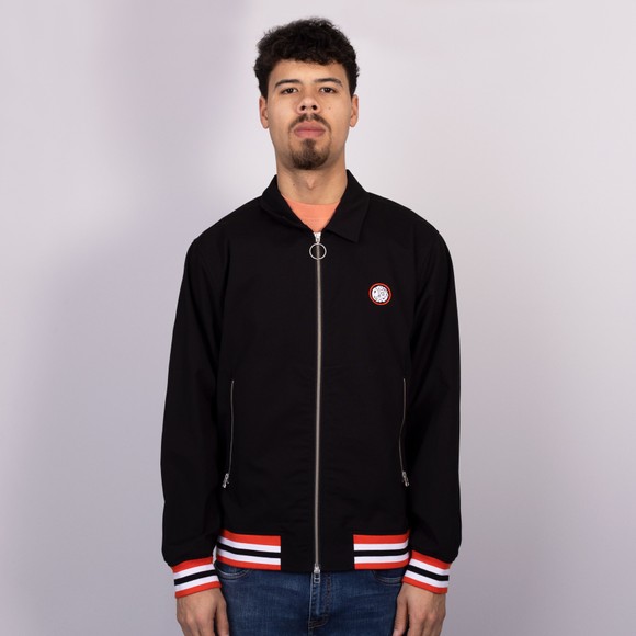 Pretty Green Mens Black Stratosphere Zip Bomber