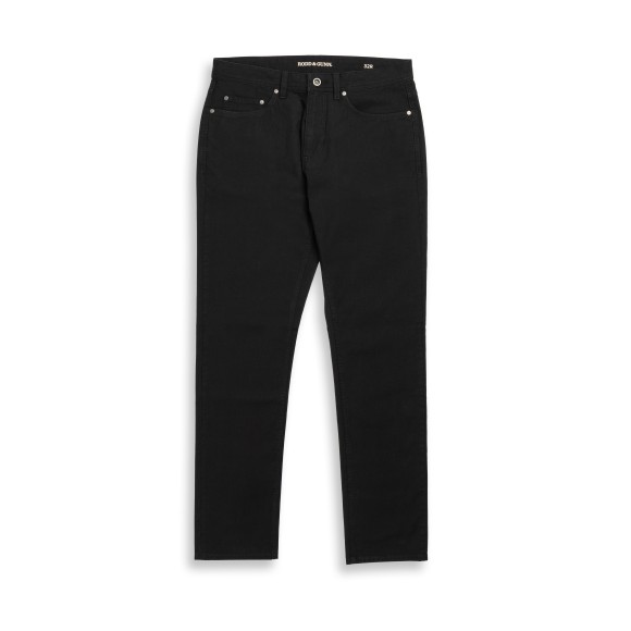 Rodd & Gunn Mens Black Gunn Straight Fit Jean