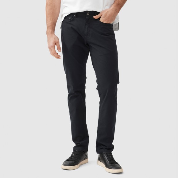 Rodd & Gunn Mens Black Gunn Straight Fit Jean
