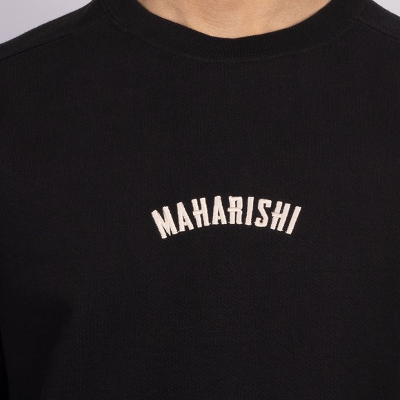 Maharishi Mens Black Organic Crew Sweatshirt #3