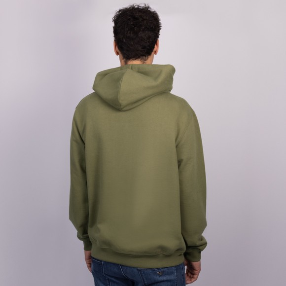 Maharishi Mens Green Organic Hooded Sweatshirt #4