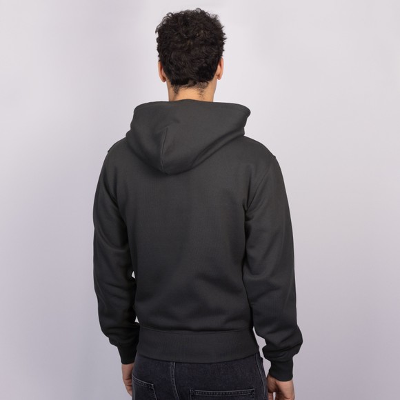 Gramicci Mens Black One Point Zip Hooded Sweatshirt #4