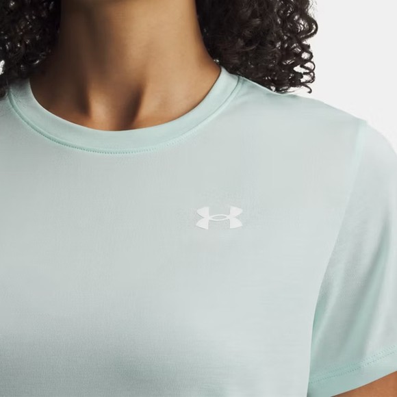 Under Armour Womens Green Twist Short Sleeve T-Shirt #2