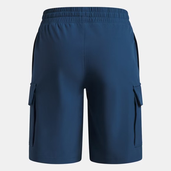 Under Armour Boys Blue Vibe Woven Cargo Shorts