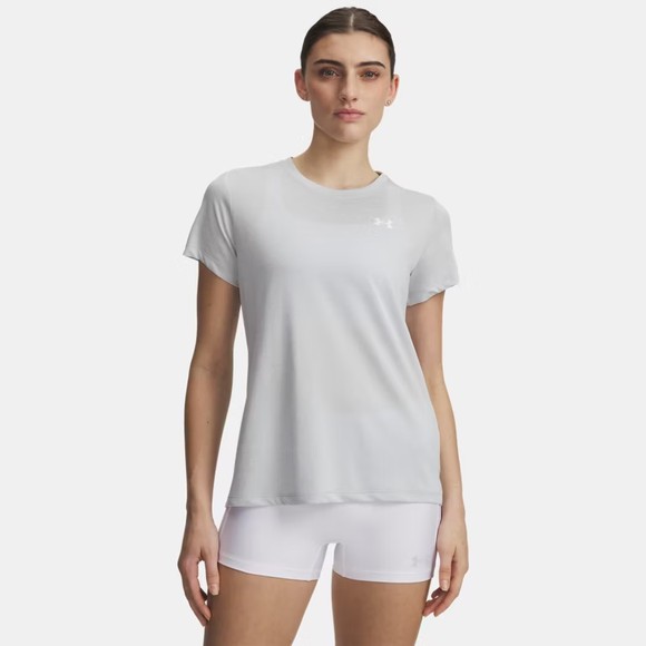 Under Armour Womens Grey Twist Short Sleeve T-Shirt #2