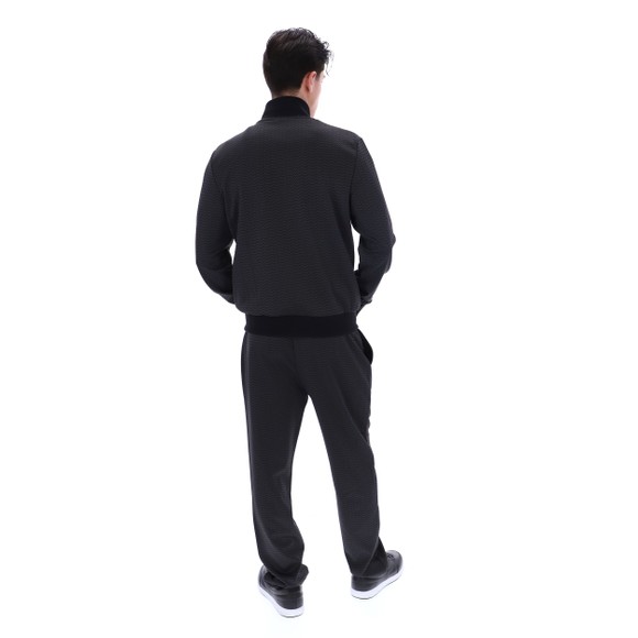 Fila Mens Black Mathers Herringbone Track Jacket main image