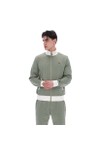 Fila Mens Green Mathers Herringbone Track Jacket