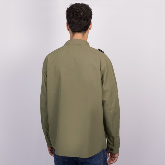 Ma.Strum Mens Green Terpene Utility Overshirt #4