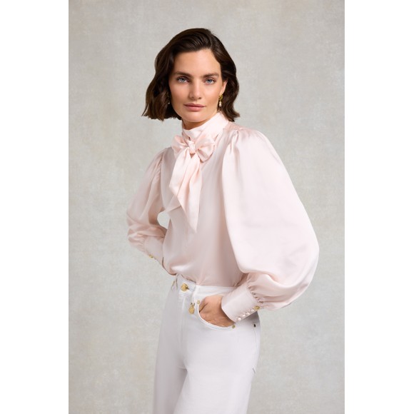 Holland Cooper Womens Pink Ariella Blouse #3