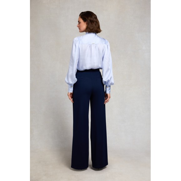 Holland Cooper Womens Blue Ariella Blouse #4