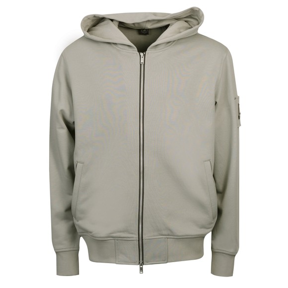 Moose Knuckles Mens Grey Hartsfield Full-Zip Sweatshirt #1