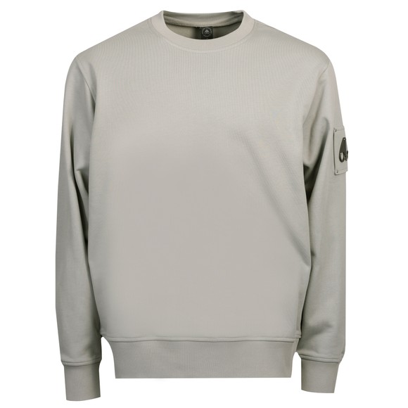 Moose Knuckles Mens Grey Hartsfield Crew Sweatshirt #1