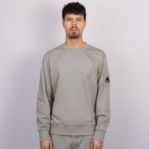 Moose Knuckles Mens Grey Hartsfield Crew Sweatshirt #2