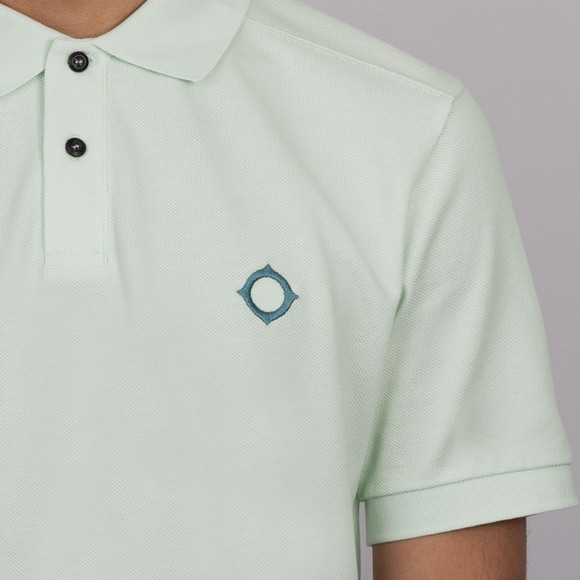 Ma.Strum Mens White Pique Polo Shirt #3