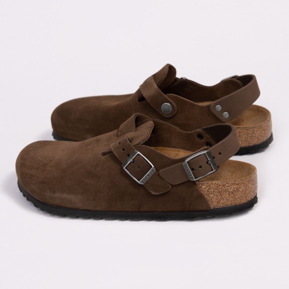 Birkenstock Womens Brown Tokio II Suede Clog #3